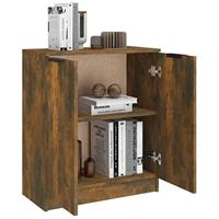 Dressoir 60x30x70 cm bewerkt hout gerookt eikenkleurig - thumbnail