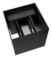 Nordlux Milda kubi 2418331003 LED-buitenlamp (wand) 4.90 W LED-module Zwart - thumbnail