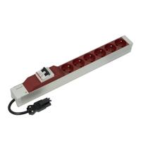 nVent SCHROFF 60110357 19 inch Stekkerdoos voor patchkast Rood (helder) - thumbnail