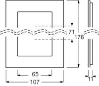 Busch-Jaeger 2-voudig Frame Frame RVS 2CKA001754A4255 - thumbnail
