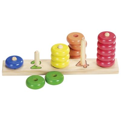 Goki houten stapelpuzzel kleur