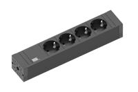 Connect Line - 4x 230V RA - 2 m met RA stekker Stekkerdoos - thumbnail