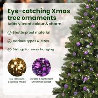 VidaXL Kunstkerstboom met 300 led groen 270 cm pvc en metaal - thumbnail