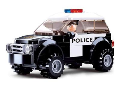 Sluban politieauto met hond