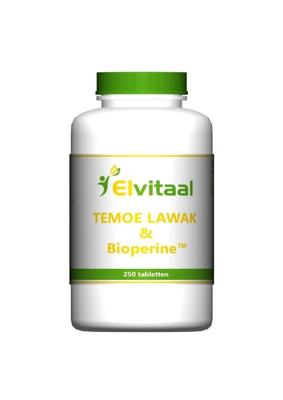Elvitaal/elvitum Temoe lawak geelwortel (250 tab)