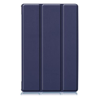 Shop4 - Lenovo Tab M10 Plus Hoes - Smart Book Case Donker Blauw Shop4 - Lenovo Tab M10 Plus Hoes - Smart Book Case Donker Blauw