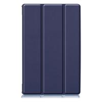 Shop4 - Lenovo Tab M10 Plus Hoes - Smart Book Case Donker Blauw - thumbnail