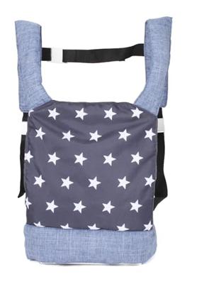 Poppen Draagzak Ergo - Stars Navy