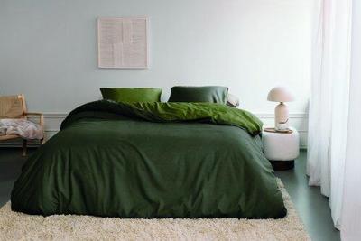 Beddinghouse Beddinghouse Dekbedovertrek Warm Groen 140x200/220 cm