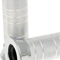 Vicma Rubber grip chrome - thumbnail