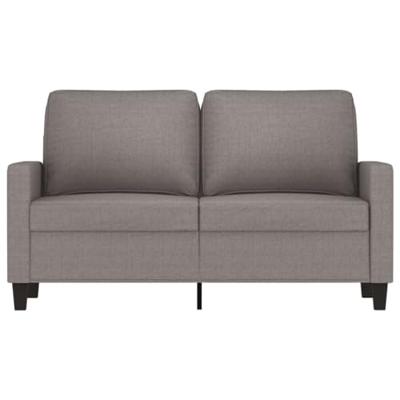 Tweezitsbank 120 cm stof taupe Tweezitsbank 120 cm stof taupe