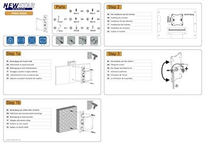 Neomounts FPMA-W810 Monitor-wandbeugel 25,4 cm (10) - 68,6 cm (27) Zilver Kantelbaar, Zwenkbaar Neomounts FPMA-W810 Monitor-wandbeugel 25,4 cm (10) - 68,6 cm (27) Zilver Kantelbaar, Zwenkbaar