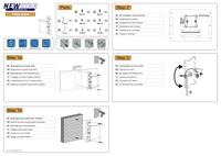 Neomounts FPMA-W810 Monitor-wandbeugel 25,4 cm (10) - 68,6 cm (27) Zilver Kantelbaar, Zwenkbaar - thumbnail