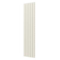 Designradiator Plieger Cavallino Retto Dubbel 1287 Watt Middenaansluiting 200x45 cm Wit Structuur - thumbnail