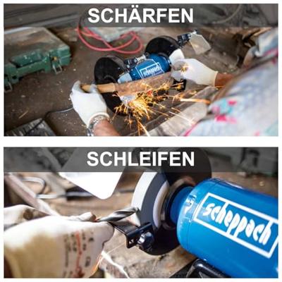 Scheppach SM200AL 230-240V Dubbele slijpmachine - 5903110901 - thumbnail