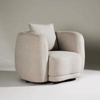 Nohr Fauteuil 'Macrina' Bouclé, kleur Beige - thumbnail