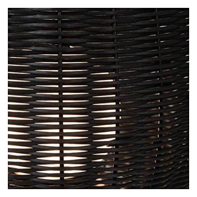 Lucide COLIN IP44 - Oplaadbare Vloerlamp Binnen/Buiten - Accu/Batterij - LED 3 StepDim - 1x3W 3000K - IP44 - Zwart