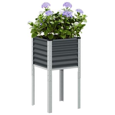 Plantenbak 45x45x88 cm staal antracietkleurig Plantenbak 45x45x88 cm staal antracietkleurig