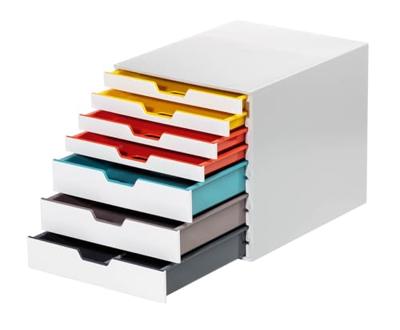 Durable VARICOLOR MIX 7 - 7627 762727 Ladebox Grijs DIN A4, DIN C4 Aantal lades: 7
