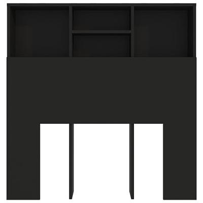 Hoofdbordkast 100x19x103,5 cm zwart Hoofdbordkast 100x19x103,5 cm zwart