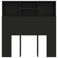 Hoofdbordkast 100x19x103,5 cm zwart - thumbnail