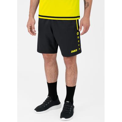 JAKO 6218 Short Competition 2.0 - Zwart/Fluogeel - XL