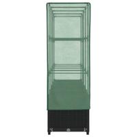 Plantenbak verhoogd met kashoes 160x40x138 cm rattanlook - thumbnail