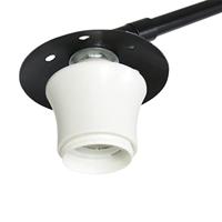 Steinhauer Vloerlamp Sparkled light 8128 zwart kap zilveren velours - thumbnail