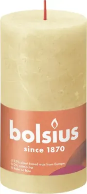 Bolsius Stompkaars 13cm Oat Beige