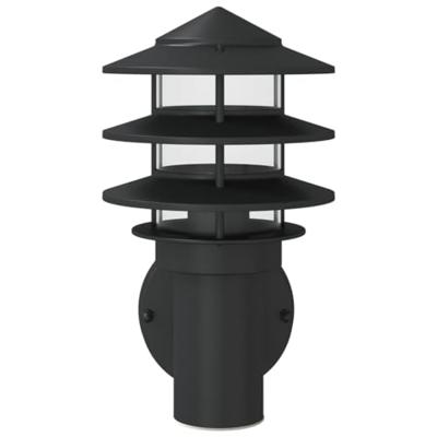 VidaXL Buitenwandlampen 2 st roestvrij staal zwart VidaXL Buitenwandlampen 2 st roestvrij staal zwart