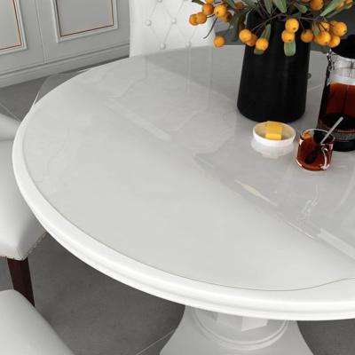 VidaXL Tafelbeschermer ø80 cm 2 mm pvc transparant VidaXL Tafelbeschermer ø80 cm 2 mm pvc transparant