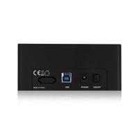 Ewent EW7012 basisstation voor opslagstations USB 3.2 Gen 1 (3.1 Gen 1) Type-B Zwart - thumbnail