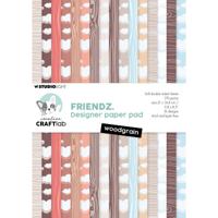 Creative Craftlab • friendz design paper pad woodgrain - thumbnail