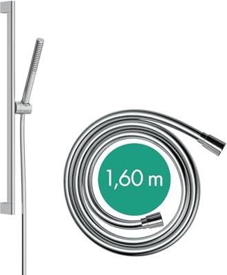 Hansgrohe Pulsify S doucheset 100 1jet EcoSmart met glijstang 65 cm, chroom