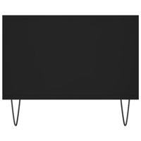 Salontafel 102x50x40 cm bewerkt hout zwart - thumbnail