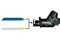 Metabo SSE 12 BL Accu-Reciprozaag | 12 V | 2x4 Ah LiHD | Lader ASC 55 | Metabox 145 - 602322800 - thumbnail