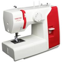 Veritas Naaimachine met vrije arm Marie Wit, Rood - thumbnail