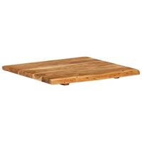 Wastafelblad 58x52x2,5 cm massief acaciahout - thumbnail