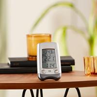 TFA Dostmann Wave Draadloze thermometer Zilver - thumbnail