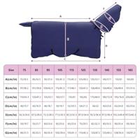 VidaXL Paardendeken marineblauw polyester - thumbnail