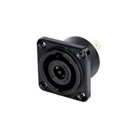 Neutrik NLT8MPXX-BAG Luidsprekerconnector Flensbus, contacten recht Aantal polen: 8 Zwart 1 stuk(s) - thumbnail