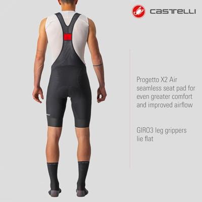 Castelli Endurance 3 bibshort fietsbroek zwart heren S
