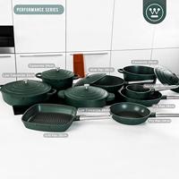 Westinghouse Wokpan Performance Gracious Green ø 28 cm - standaard anti-aanbaklaag - thumbnail