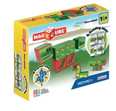 Geomag - Magicube River Animals (6 Delig) - Speelgoed (0871772001331)