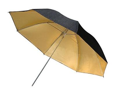 Bresser SM-01 Paraplu zwart/goud 110cm