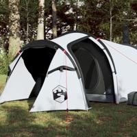 VidaXL Tunneltent 2-persoons waterdicht verduisterend stof wit - thumbnail