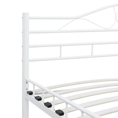 Bedframe metaal wit 140x200 cm Bedframe metaal wit 140x200 cm