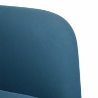 Fauteuil met armleuningen Blauw 54 cm Fluweel - thumbnail