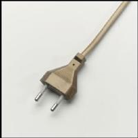 Aansluitsnoer EURO 1.5 M 2 x 0.75 mm goud - thumbnail