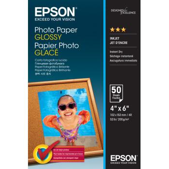 Epson Photo Paper Glossy - 10x15cm - 50 Vellen fotopapier Epson Photo Paper Glossy - 10x15cm - 50 Vellen fotopapier